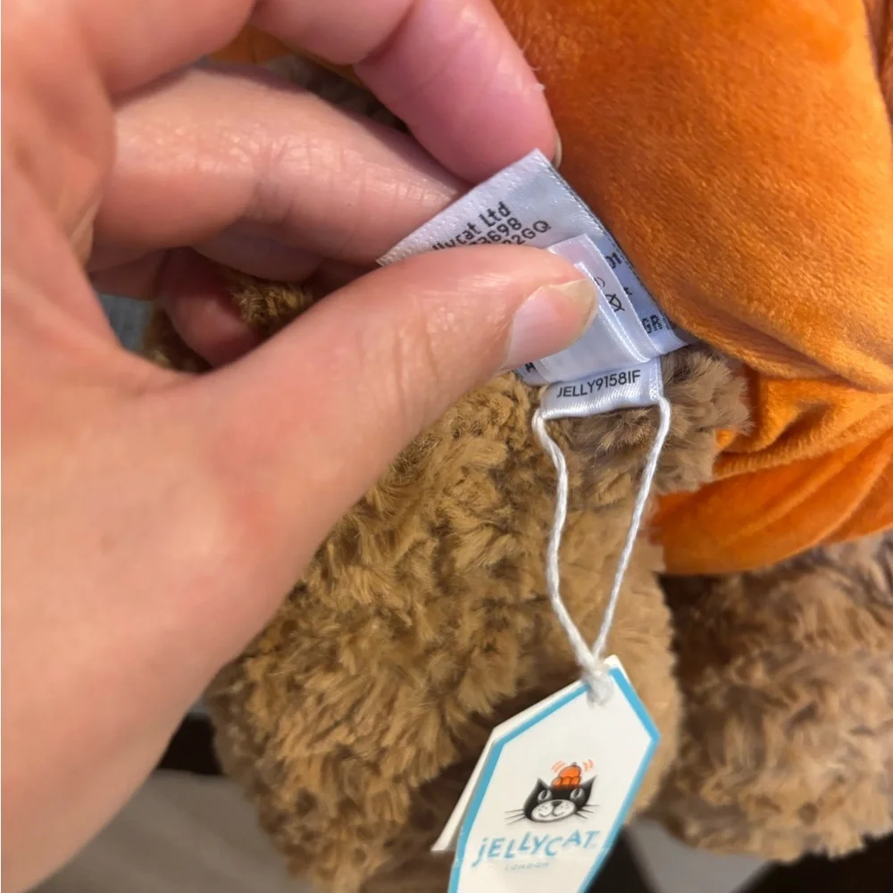 Jellycat Pumpkin Bart Bear 🎃 - Picture 3 of 5